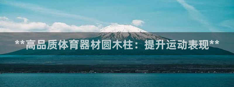 富联娱乐官方网站首页：**高品质体育器材圆木柱：提升