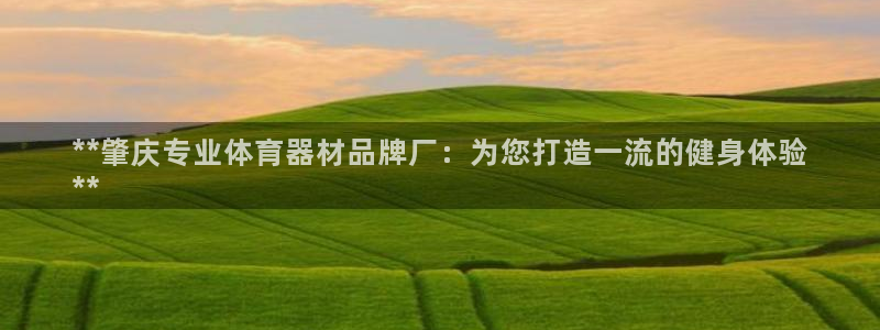 富联平台网站官网：**肇庆专业体育器材品牌厂：为您打