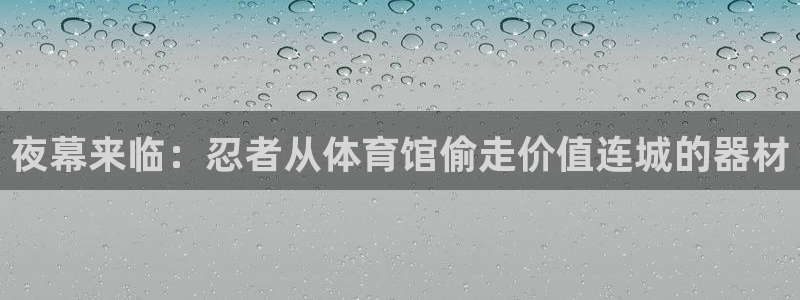 富联申购是什么股票板块：夜幕来临：忍者从体育馆偷走价